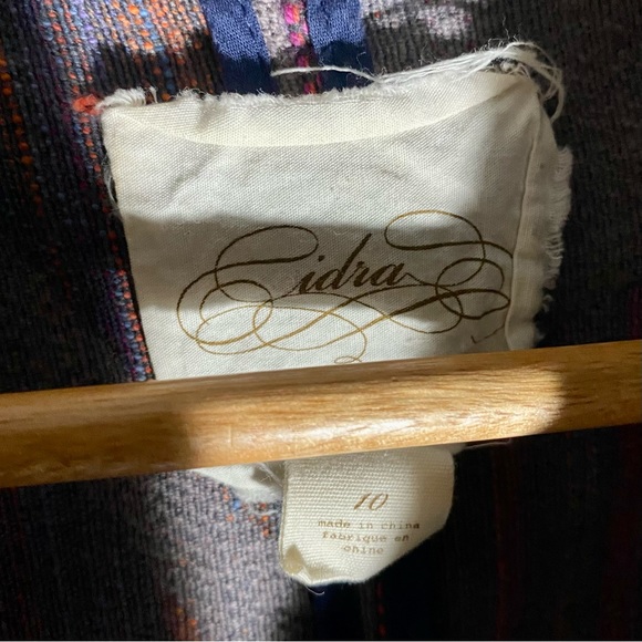 Anthropologie | Cidra Woven Cotton Peacoat - Picture 4 of 5